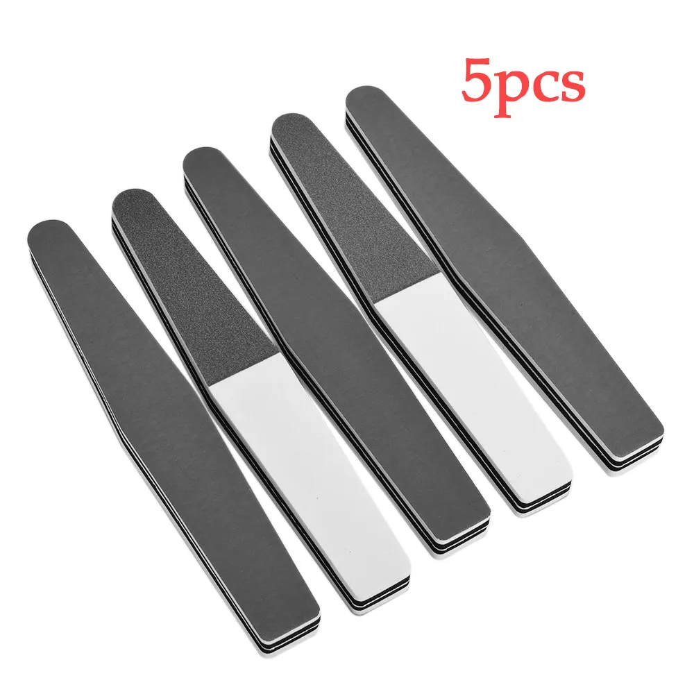 5pcs nail art brunitura smalto per unghie vetro sfregamento manicure rettifica striscia sabbia strumento di macinazione per lima per unghie cosmetica