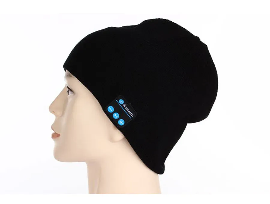 Cuffie Bluetooth senza fili Cappello musicale Cappellini intelligenti Cuffie auricolari Berretti caldi Cappello invernale con altoparlante Microfono lo sport