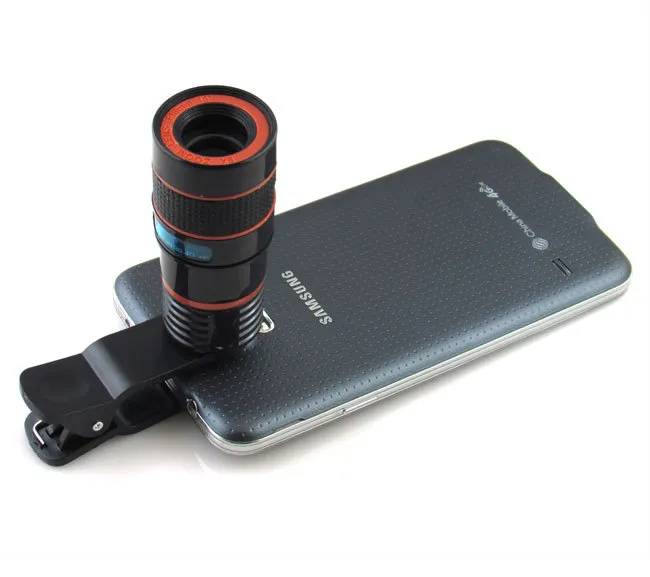 Klip 12x Optik Zoom HD Teleskop Taşınabilir Telefoto Kamera Lens iphone Samsung Huawei Evrensel Cep Telefonu