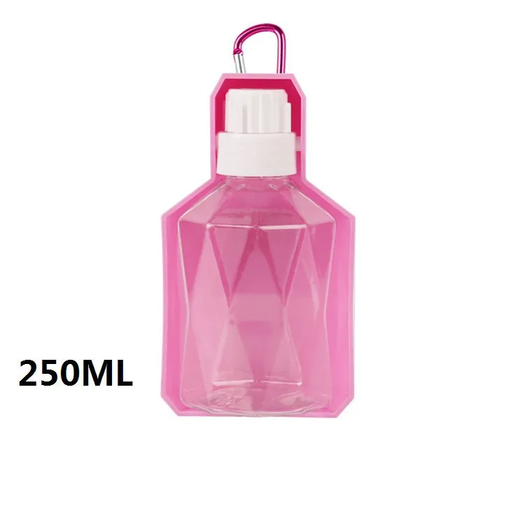 Hot Sale Portable 5 Färger Pet Drinking Bottle Fashion Dog Water Bottle Travel Pet Kettle T3i0301