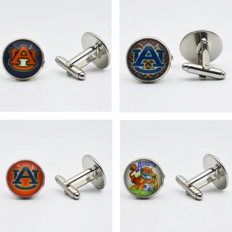 American Sports University Sport Team NCAA Auburn Tigers Cuff Links