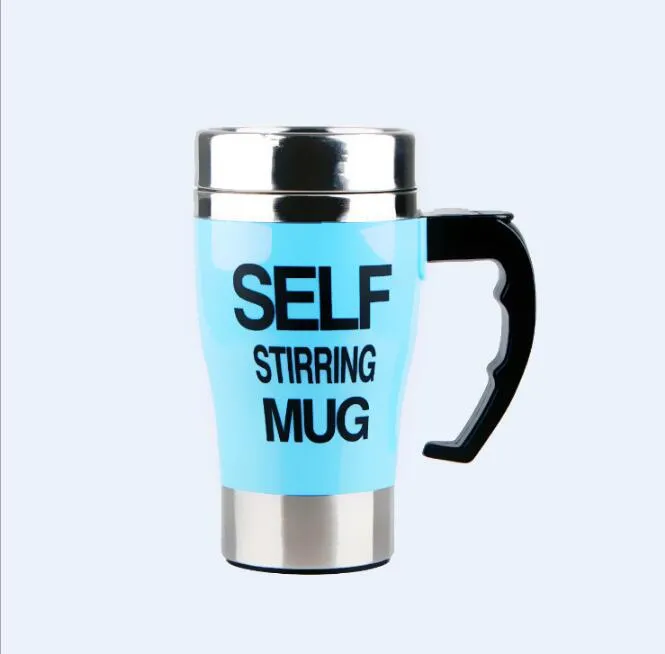 350ml Self Stirring Mugs Stainless Steel Lazy cup kitchen dining Mug Auto Mixing Tea Coffee Cup Office tumbler Hfestival Gifts