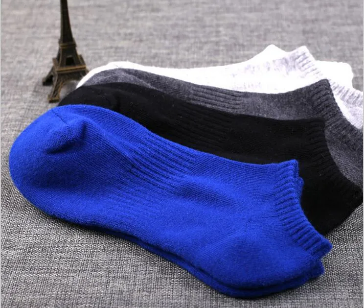 Kurze Socken für Herren, Basketball, unsichtbare Sport-Frottee-Knöchelsocken, Handtuchboden, Baumwolle, Bonding-Füße, Bootssocken, Großhandel