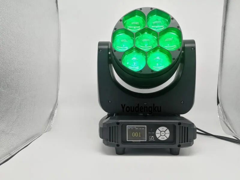 Lyre Bee Eye LEDの移動ヘッドライト7 * 40W RGBW LEDビーム移動ヘッドライト移動ヘッドズーム7