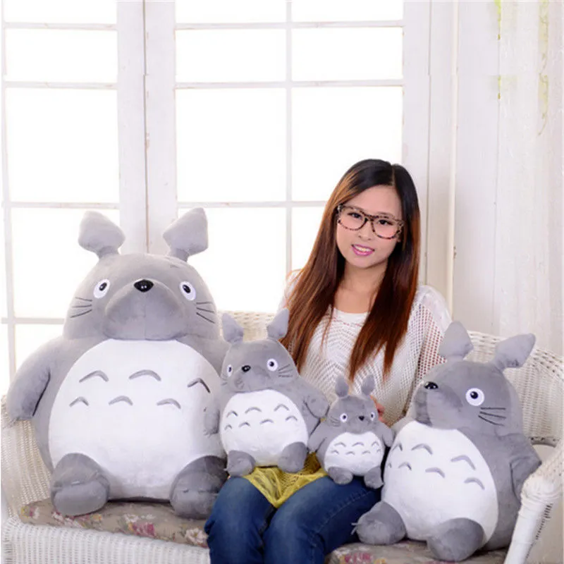 Dorimytrader 26 '' 'Hot Japan Anime Totoro Plush Toy Giant 65cm Söt tecknad film fylld totoro docka barn kudde baby present dy61460