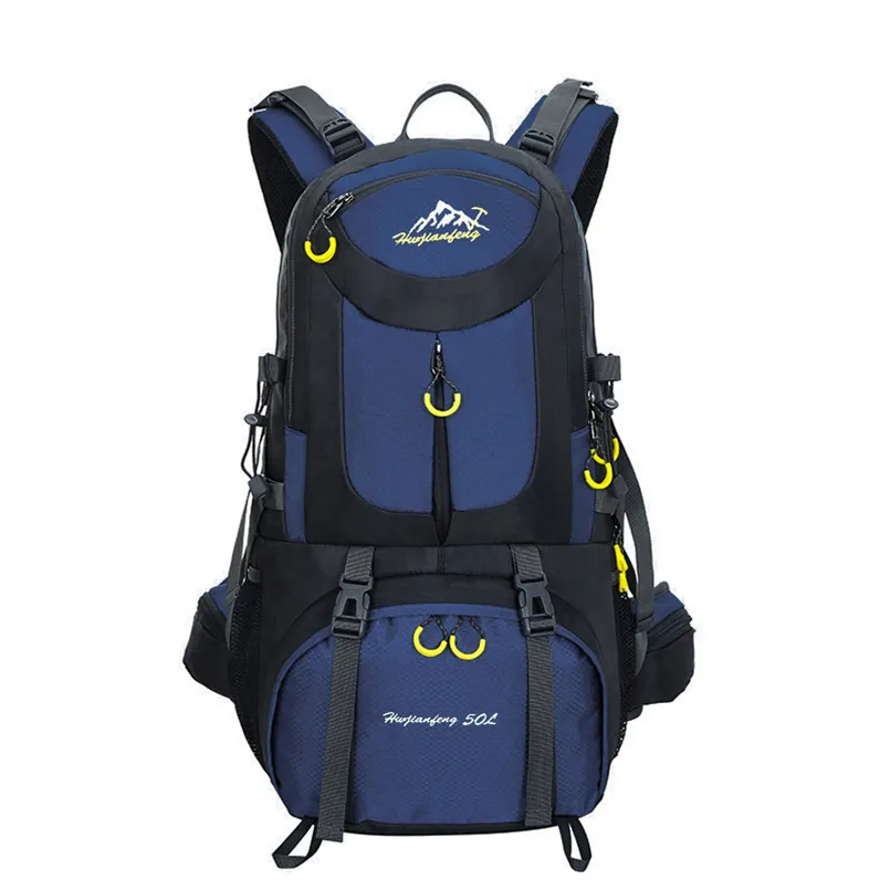 HU WAI JIAN FENG Hiking Backpack Outdoor Sport 50L High Density