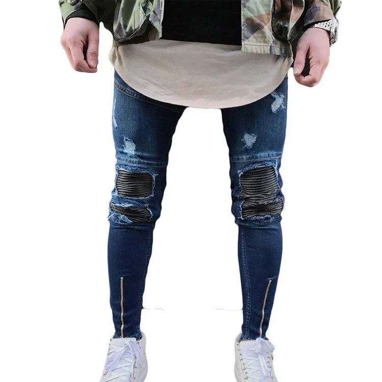 Pantalones rotos en hotsell la rodilla hombre