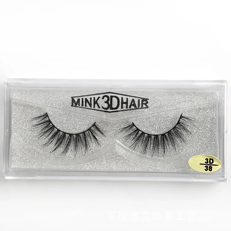 Hot 3D Faux Cils main naturelles longue souple de qualité Premium réel Mink Lashes Faux femmes Maquillage réutilisable eyelashe