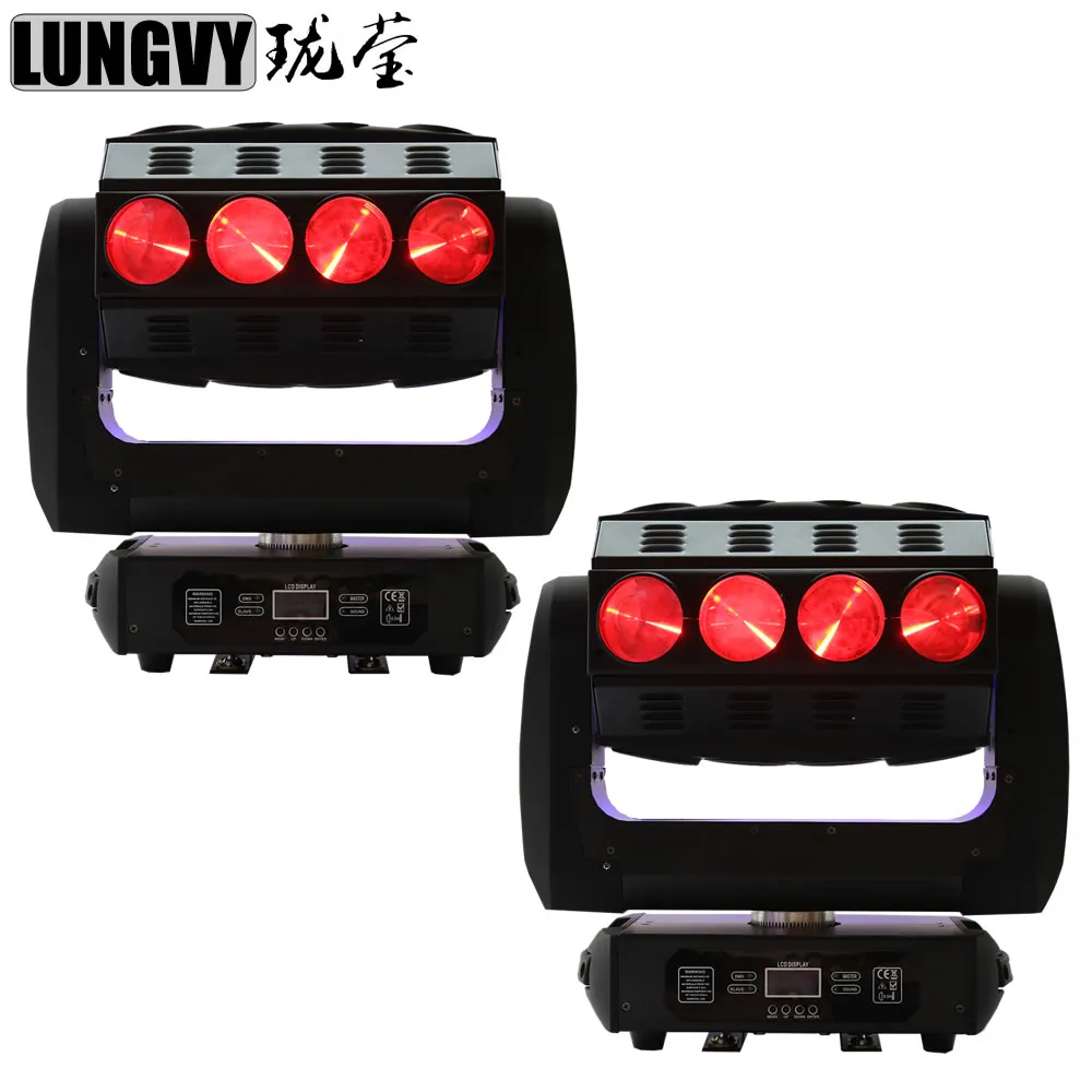 2pcs/lot 16x15W RGBW LED Spider Moving Head Beam Light DMX Stage Lighting Effect Dj Equipment