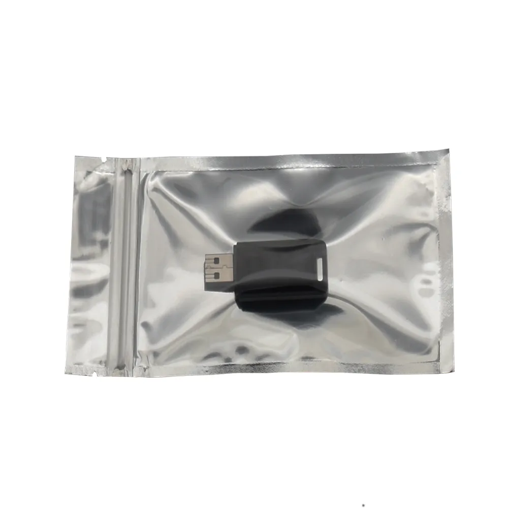 9*16cm3.54''x6.3'' Aluminum Foil Clear Front Resealable Plastic Zipper Pouch Retail Zip Lock Pack Bag Zip lock Mylar Food Bag Package