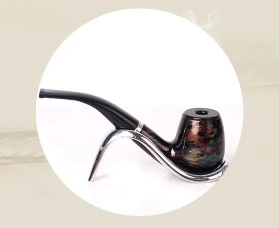 Mini pipe en résine créative à double usage, boîte de couleur, carte d'aspiration et ensemble pour fumer la pipe.