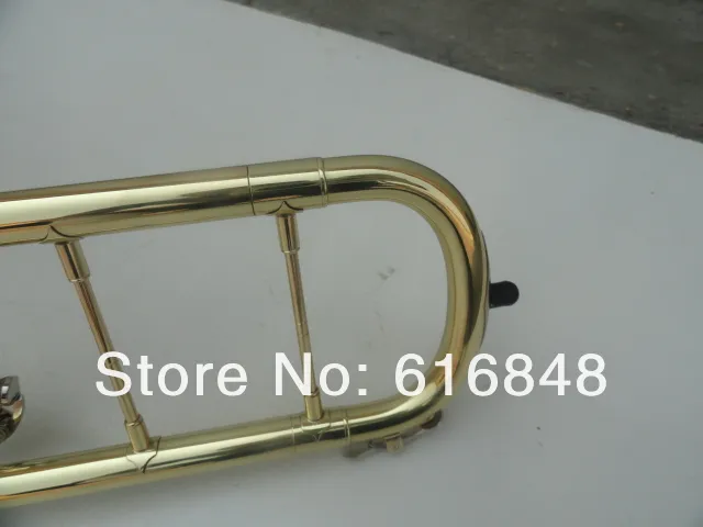 3 Key Tenor Trombone 85 Alloy Copper Speaker Guldyta Tenor Trombone B Plansinstrument med trombonmunstycke och väska