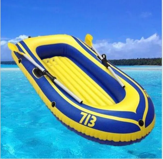 Mini Raft Kids Inflatable Miniature Boats PVC Floating Sailing Boat: 192x114cm Inflatable Raft ...