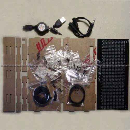 Visualizzatore Spettrale Musicale A LED Con Tubi Nixie IN9 – Analizzatore Audio Con Ingresso AUX E Microfono, Indicatore Di Livello Del Ritmo, Per Home Audio, Ufficio E Studio