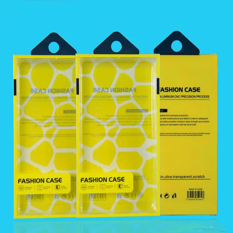 Universal Phone Case Packaging - Clear PVC Retail Box with Insert, Fits ...