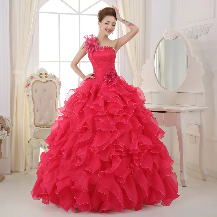 open lace back dress Red Hot Stamping Embroidery Women's Classic Chinese Style Hanfu Dress –  LolitaInside main image 0