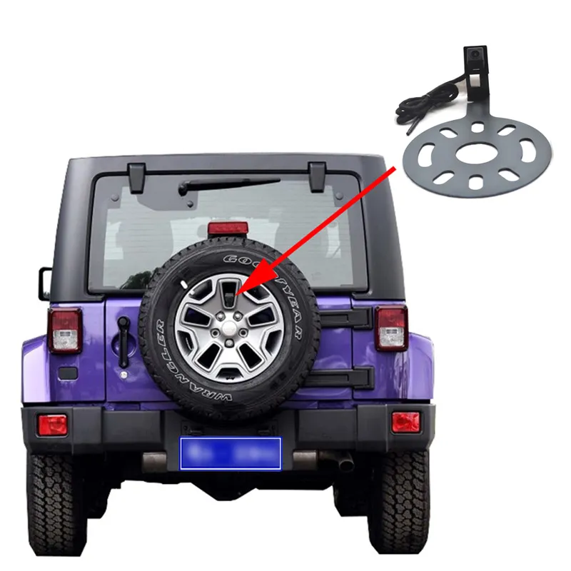 VardSafe VS622 |. Widok z tyłu samochodu do odwracania kamery kopii zapasowej do Jeep Wrangler (2007-2018) | Złącze RCA.