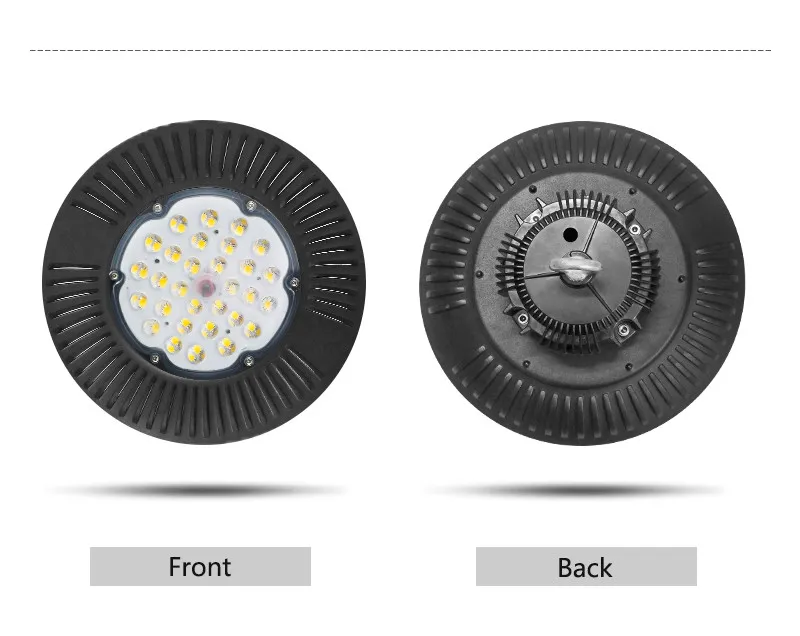 LED High Bay Light 50W 100W 150W 200W UFO 6000K 20000LM IP65 AC85-265V LEDS FOLED LAGULA ALUMINUM Mining Lampa HighBay