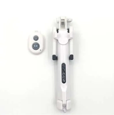 Ny vikbar stativ monopod selfie stick Bluetooth med knapp Pau de Palo Selfie Stick för iPhone Android Perche Selfies