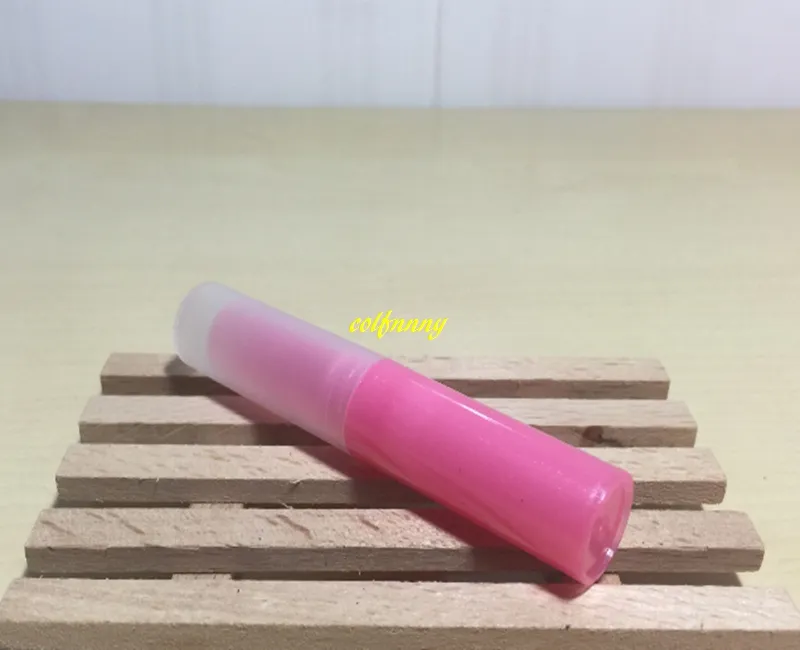 Tube vide de rouge à lèvres de 3g, récipient en plastique pour baume à lèvres, petit cosmétique, bouteille de brillant à lèvres de 3ml, 10 couleurs, 500 pièces/lot