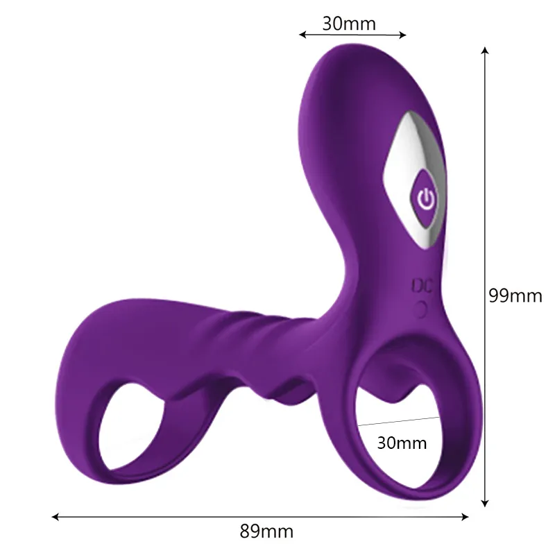 Dual Action Male Vibrating Ring: 10 Speed Penis &... From Ruiqi04, $17.45