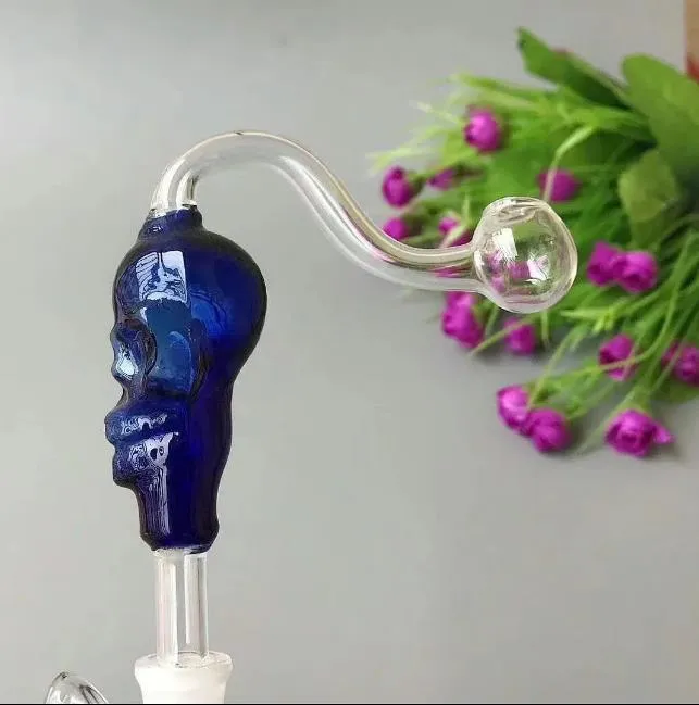 New Color glass pot skull bone Wholesale bongs Oil Burner Glass Pipes Water Pipes Glass Pipe Oil Rigs Smoking