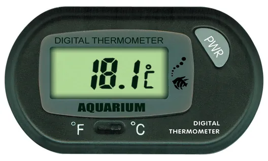 Mini Digital Fish Aquarium Thermometer Tank met bekabelde sensorbatterij inbegrepen in OPP-tas Gratis verzending