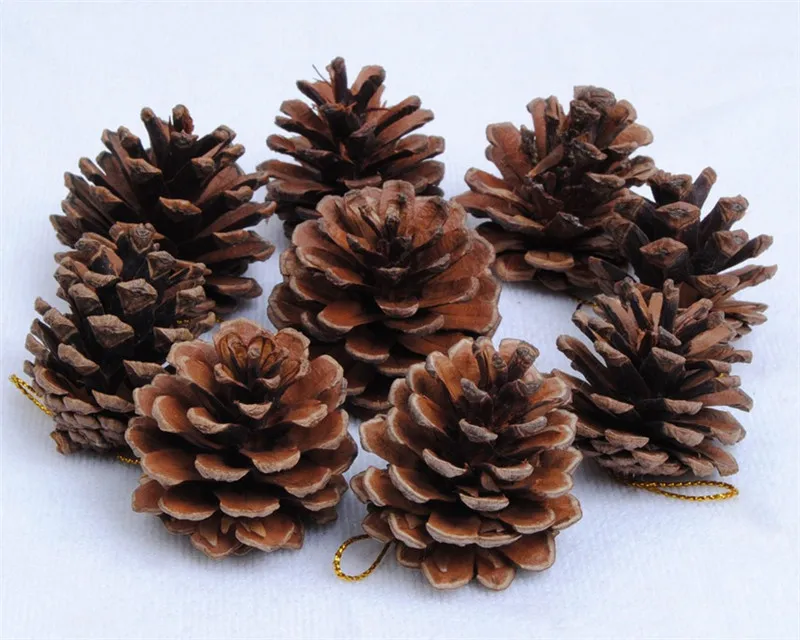 Árvore de Natal Pendurar Bolas Pine Cones Pinecone Xmas Namue Festa Festa Decoração Ornamento Para Festas Home Fontes