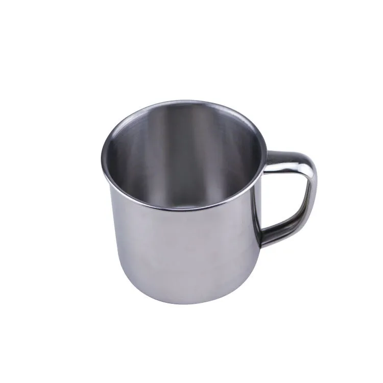 250Ml Stainless Steel Coffee Tea Mug Cup Camping Travel Diameter 7cm Beer Milk Espresso Insulated Shatterproof Children Milk Cup HH7-381