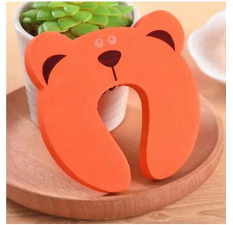 Practical Jokes Toy Kids Baby Locks Cartoon Animal Stop Edge Corner Children Door Stopper Guards Holder Lock Safety Finger