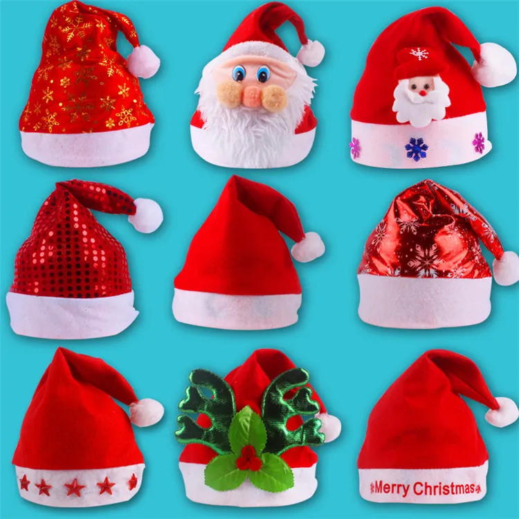 SantaWearCo Adult Christmas Hats: Wholesale Santa Claus Headwear For Festive Family Fun! From 