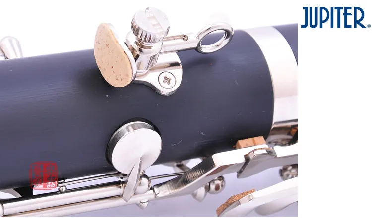 Nuovo JUPITER JCL-637N B-flat Tune Strumenti a fiato di alta qualità 17 tasti Clarinetto Tubo nero con custodia Accessori Spedizione gratuita