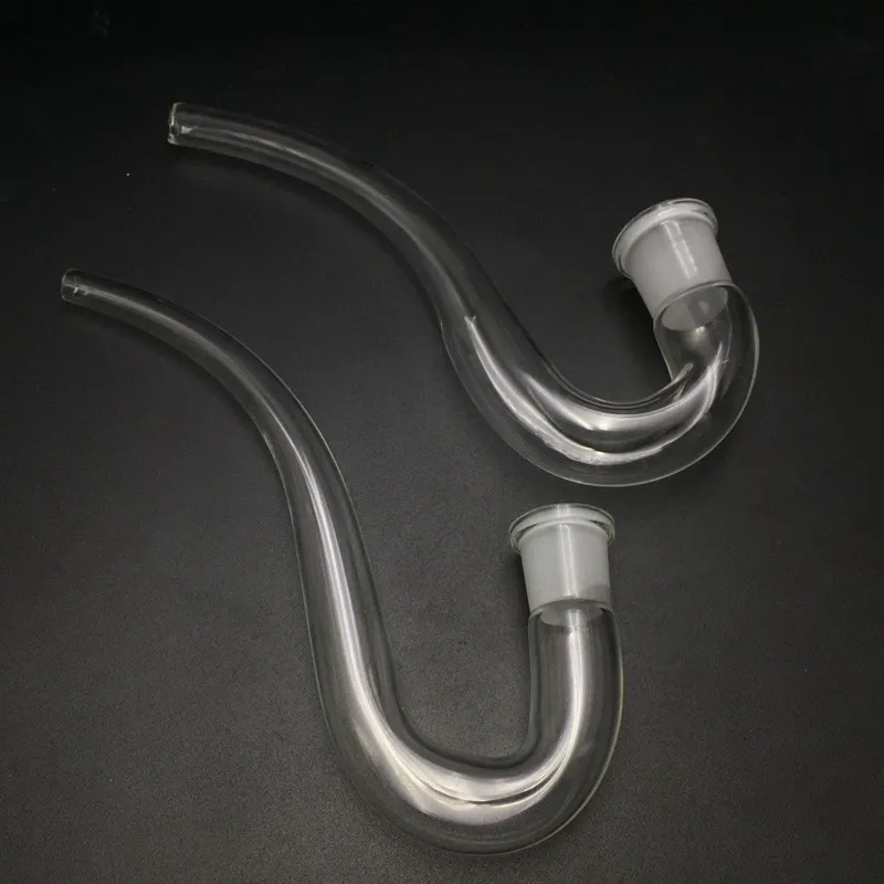 Mouthpiece J HOOK Adapter 14mm 19mm Curved Glass Oil Burners Glass