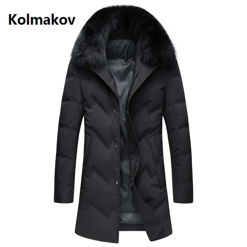 2018 Vinter Ny stil Mäns Casual Down Jacket Mens Tjockad 90% Vit Duck Down Coats Män Jacka Män, Vinter Mäns Varma Coat