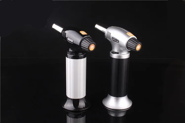 Butane Scorch Torch Flame Lighters Chef Cooking Rechargeable Ajuster Flame Kitchen Immat Ignition Spray Gun Gun Nicnic Tool HH711476656772