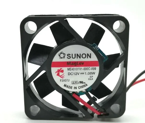 Sunon 40 * 40 * 10 12V 1.08W 4cm ME40101V1-000C-A90 3ライン磁気浮上ファン