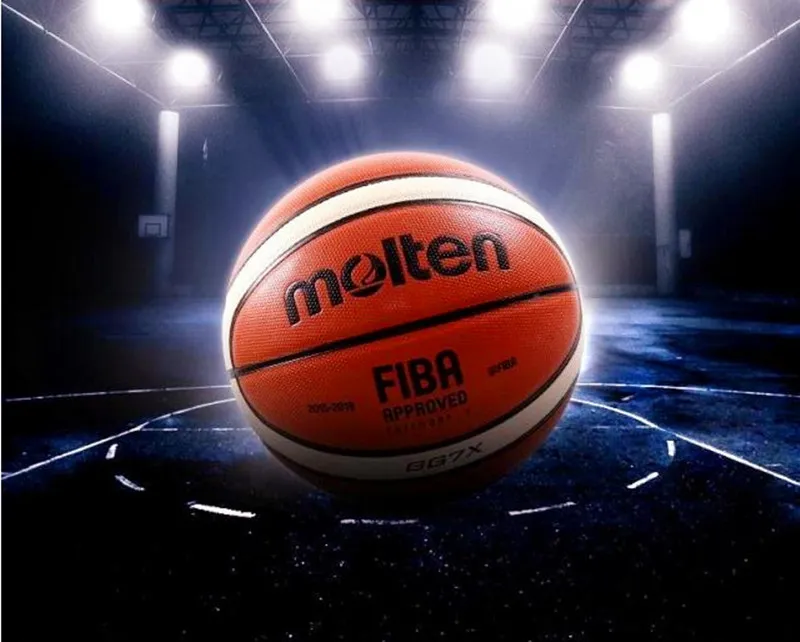 Molten FIBA GG7X PU Leather Basketball Ball Size 7 for Indoor and