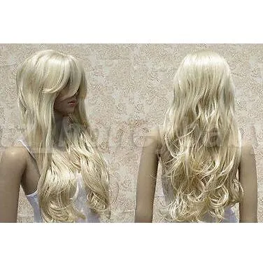 FIXSF326 cette année perruques sexy longues blondes cheveux bouclés pour femmes perruque