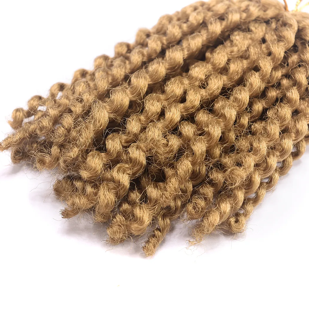 Beautful Extensions Ombre 8'' Marlybob Crochet Braids Kinky Curly Twist Synthetic Hairs Braiding Hair