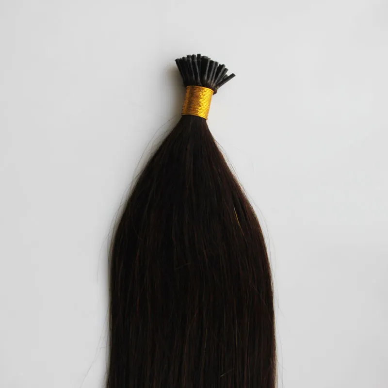 100g straight hum humano pré-ligado fusão cabelo natural cor eu ponta vara keratin dupla desenhada extensão de cabelo remy