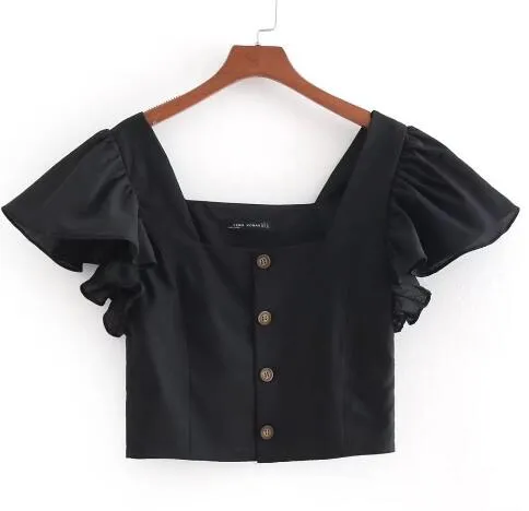 Blusas sales curtas 2018