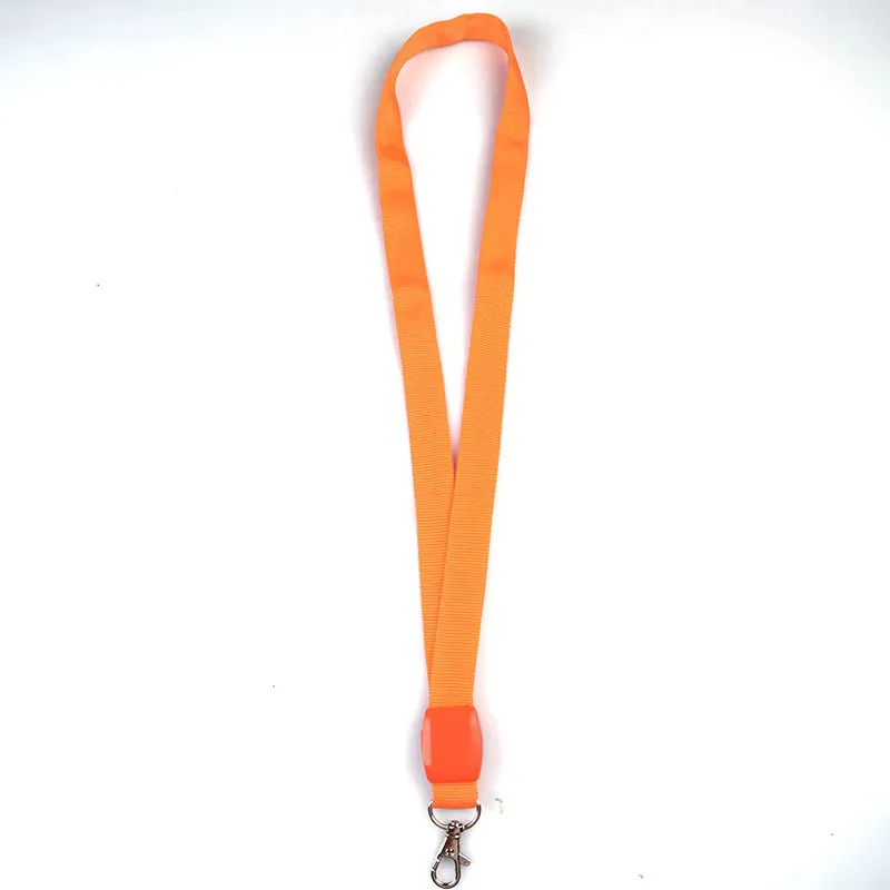 LED leuchten Halsband Band Lanyard Schlüsselanhänger ID Abzeichen hängende Spitze Seil Handy Strapes Party Dekoration