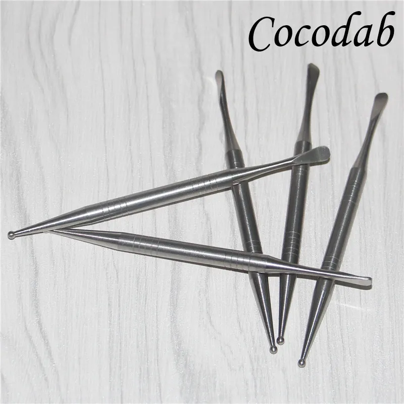 Titanium Tool Titanium Dabber Wax Atomizer Dab Tool Titanium Nail Dabber Tool erba secca bong in vetro pipa ad acqua tamponare piattaforme petrolifere