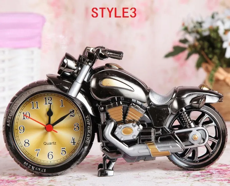 wholesale Cool Moto Moto Conception Réveil Bureau Horloge Table Décoration Drop Shipping Creative Accueil Cadeau D'anniversaire Gratuit DHL