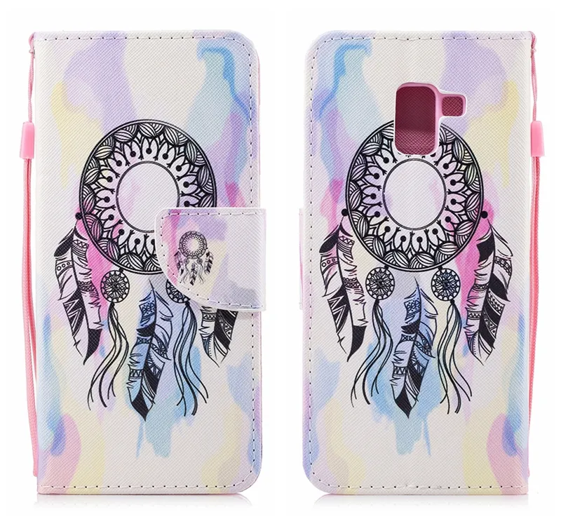 Custodie a portafoglio in pelle Totoro fiore Iphone 13 12 11 Pro XR XS MAX 8 Galaxy Note 20 Farfalla in pizzo Panda Cuore Cat ID Slot Cover8096360