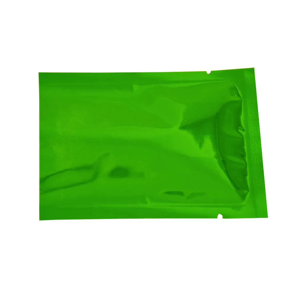 Small Open Top Mylar Packaging Pouch Flat Type Colorful Aluminum Foil Bags Bulk Food Vacuum Heat Sealable Bag lot3898755