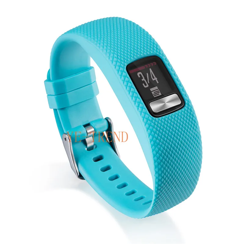 Recién llegado, correa de reloj de goma inteligente de repuesto de es, correa de silicona para Garmin Vivofit 4 Vivofit4, pulsera