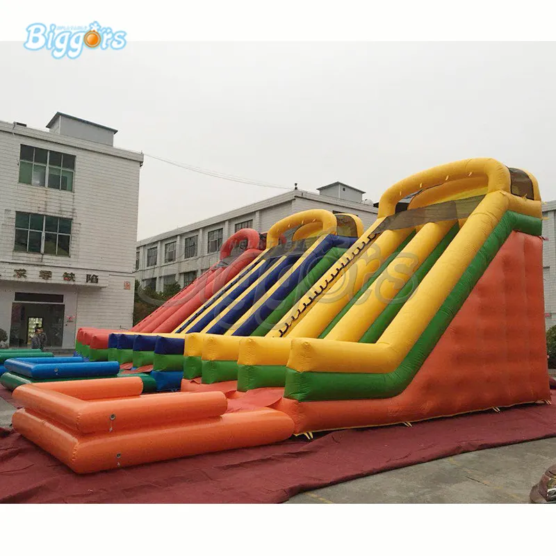 Quintal Publick Playhouse ao ar livre de carnaval inflável piscina de slides de água úmida para crianças