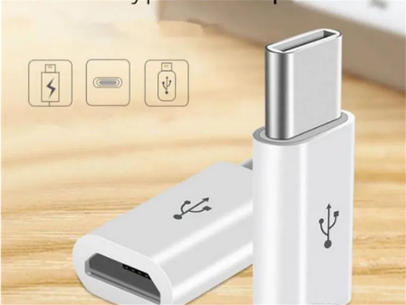 High quality pocket friendly size autocatalytic plating ABS micro USB 3.1 Type-C fast data sync transferring charger adapter