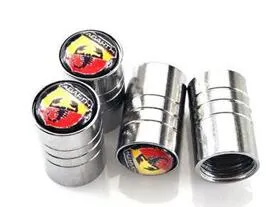 Bilstyling Auto Sticker Tire Valve Caps Fall för Abarth Scirocco CC Golf 7 Golf 6 Mk6 Polo GTI VW Tiguan Audi SLINE Accessories